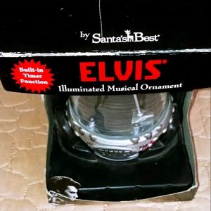 2 Elvis Christmas Musical Ornaments